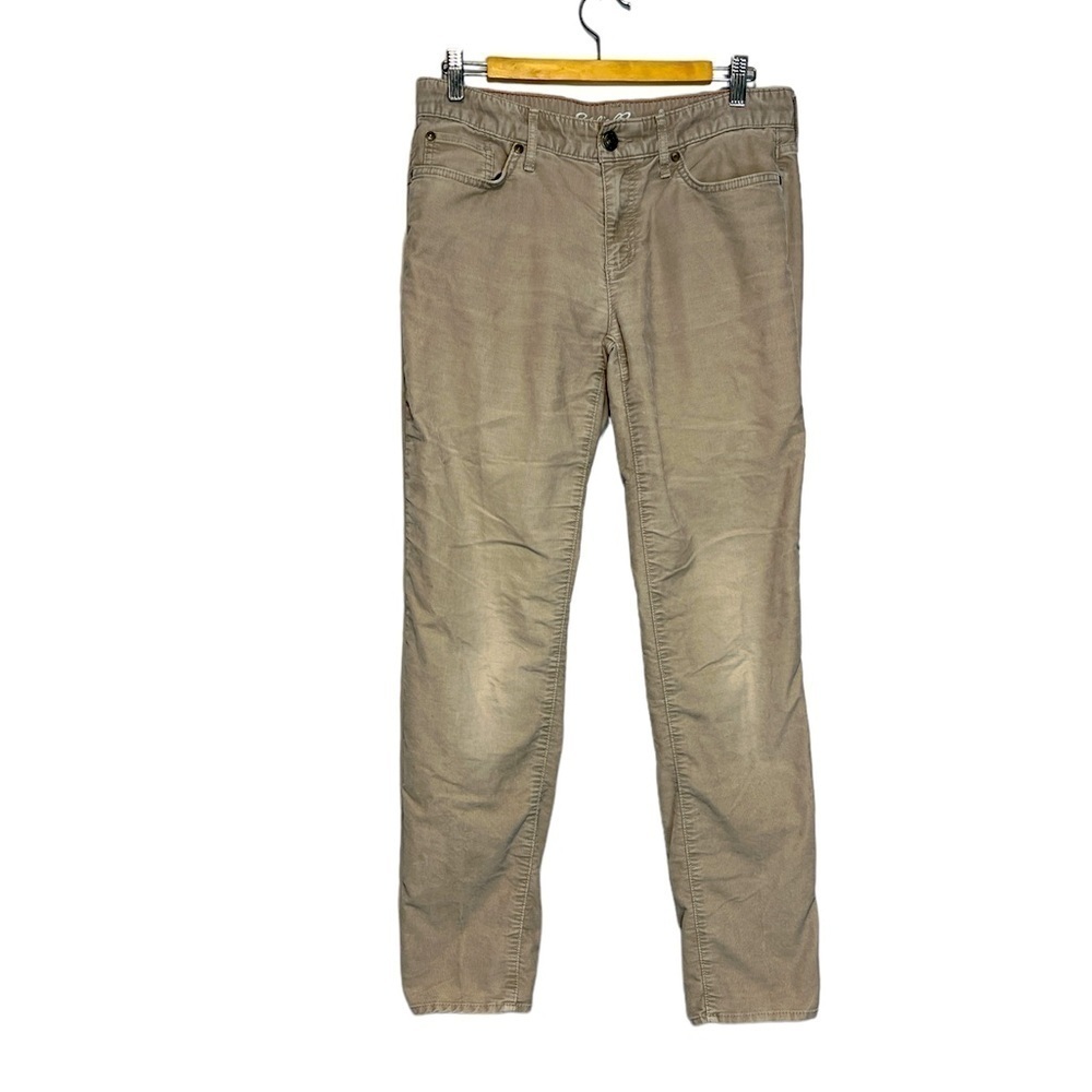 Eddie Bauer Boyfriend Fit Relaxed Tan Corduroy Pants, size 6